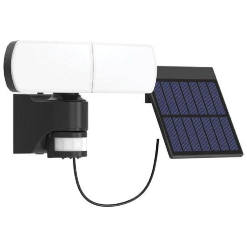 Projecteur Solaire IP44 Blanc neutre Détecteur de mouvement 8h d'autonomie - PRS2T1500D - Xanlite