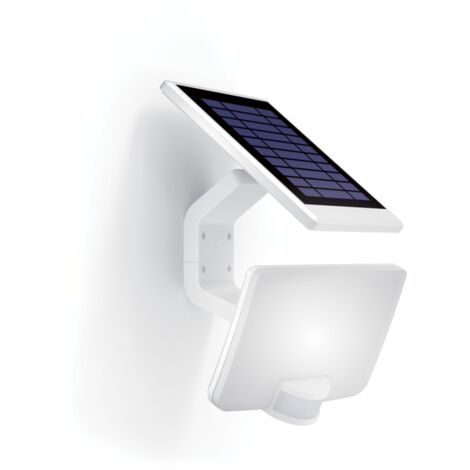 Xanlite - Projecteur Solaire IP54 1500 Lumens - Détecteur de mouvements - Panneau déportable - Blanc - PRS1500DB
