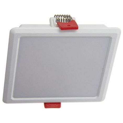 Xanlite - Spot encastrable LED Carré - Super Slim - cons. 6W - 800 lumens - Blanc neutre - DOP400CCW