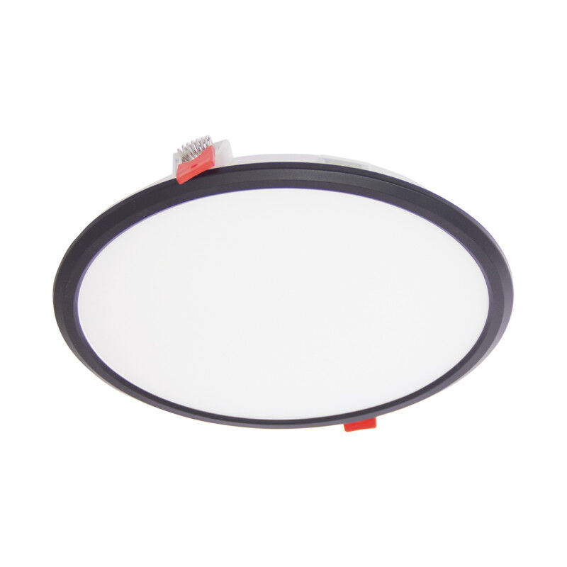 Xanlite - Downlight Rond - Spot led extra plat encastrable – cons. 18W/2500 lumens – cct 3000K/4000K/6500K - IP44 – Blanc/Noir - DOP1400RIPCCT Xanlite - Downlight Rond - Spot led extra plat encastrable – cons. 18W/2500 lumens – cct 3000K/4000K/6500K - IP44 – Blanc/Noir - DOP1400RIPCCT