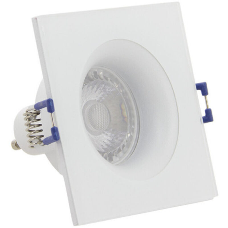 Xanlite - Spot GU10 50W 4000K Carré Blanc IP44 - SP50CIP44BCW Xanlite - Spot GU10 50W 4000K Carré Blanc IP44 - SP50CIP44BCW