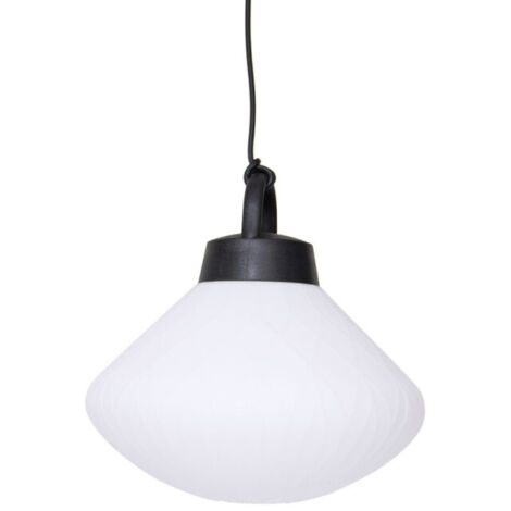Xanlite – Suspension extérieure culot E27 IP44 acier et polyéthylène 5m – Résistante aux intempéries – Câble H05RN-F – SDE01IP44
