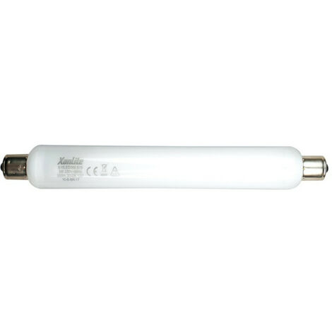 Xanlite - Tube LED S15, 3W .Cons (28W .Eq), lumière blanche chaude - S15LED300