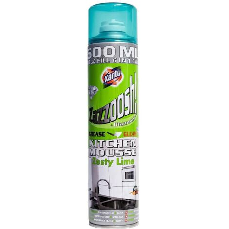 XANTO Zazzoosh Mousse nettoyante cuisine Citron vert 500 ml
