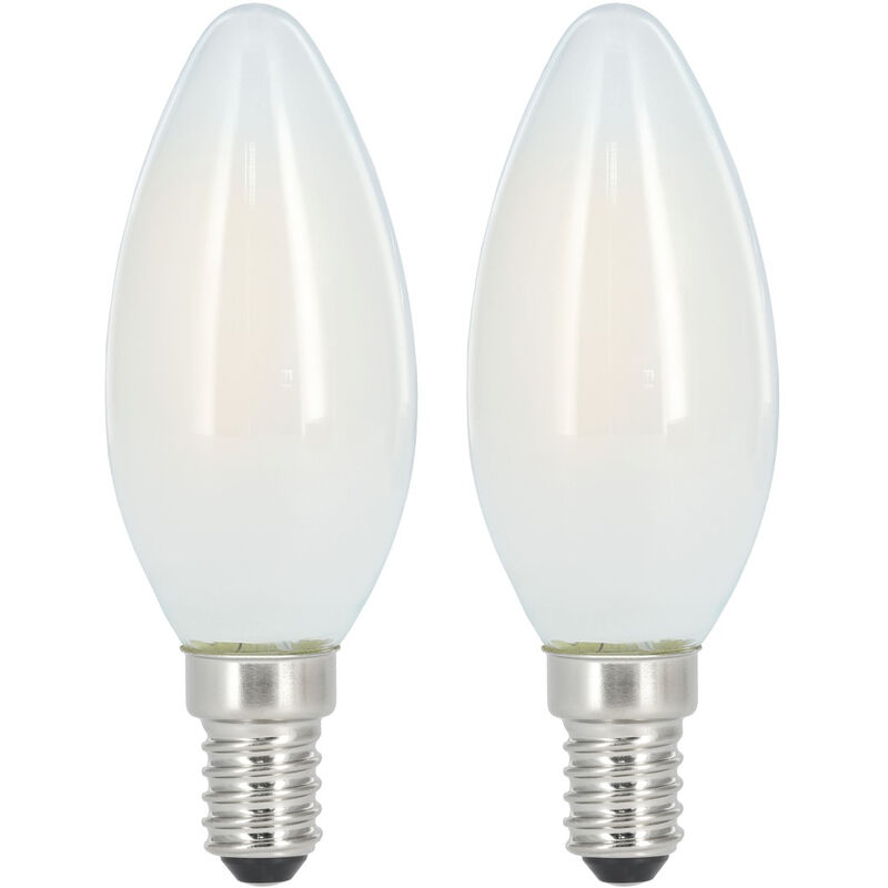 Ampoule filam. led, E14, 470LM remp. 40W, amp. boug., mte, blc CHD,2P. Xavax
