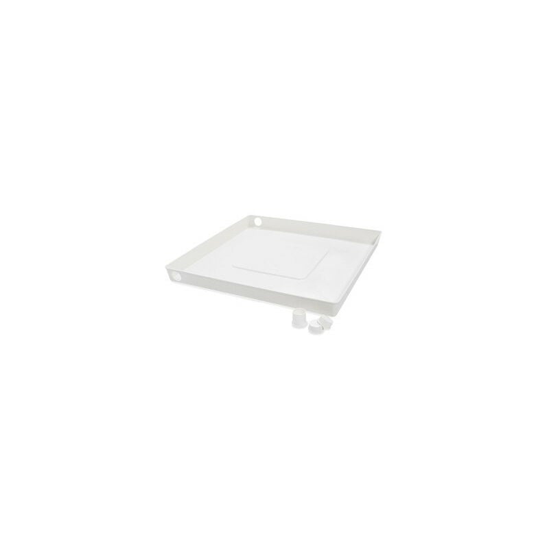 Xavax - Bac de fond pour lave-linge et lave-vaisselle, 65 x 65 x 6 cm, blanc (23111372)