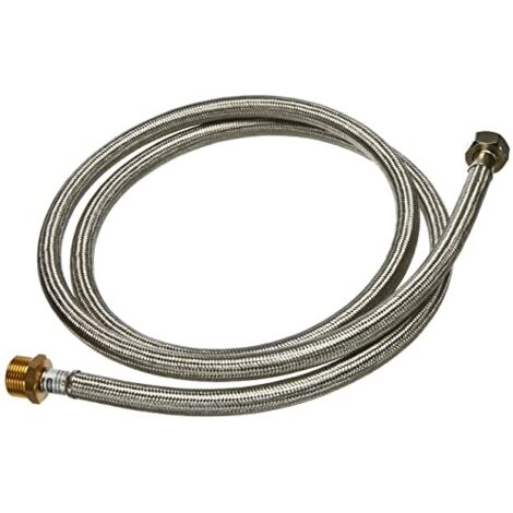 Xavax Edelstahlarmierter Wasserschlauch 2 Meter 3/4" Gewinde