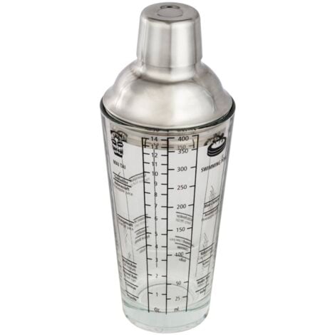 xavax Shaker ? cocktails en verre, 400 ml (111550)