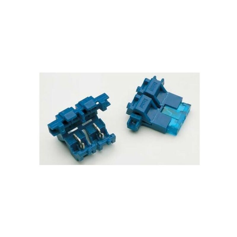 Xb Components - 03.135-0 - 100 portafusibili autobloccanti aereo - Blu