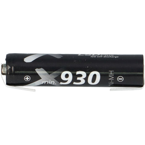 XCell AAA Micro Akku LSD Plus Ni-MH 1,2V 930 mAh U Lötfahne low self-discharge