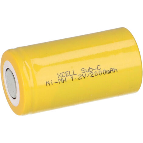 XCell Akku Sub-C 1,2V / 2000mAh X2000SCR Hochstrom