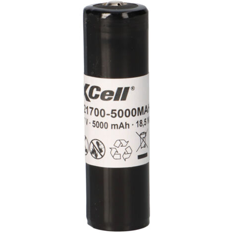 XCell Li-Ion Akku 3,7V 5000mAh 21700 Li-Ion LED-Taschenlampen