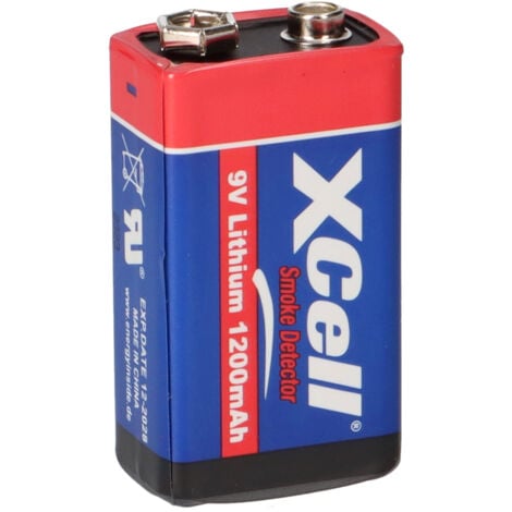 XCell Lithium Batterie 9V-Block 1200 mAh CR9V/P