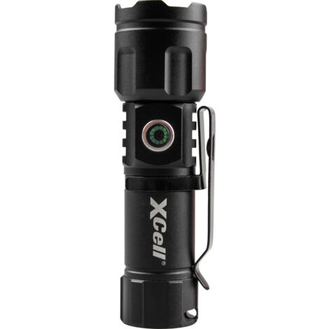 XCell Lunalux Mini LED Taschenlampe mit Magnethalterung, mit Stroboskopmodus akkubetrieben 245 lm 24