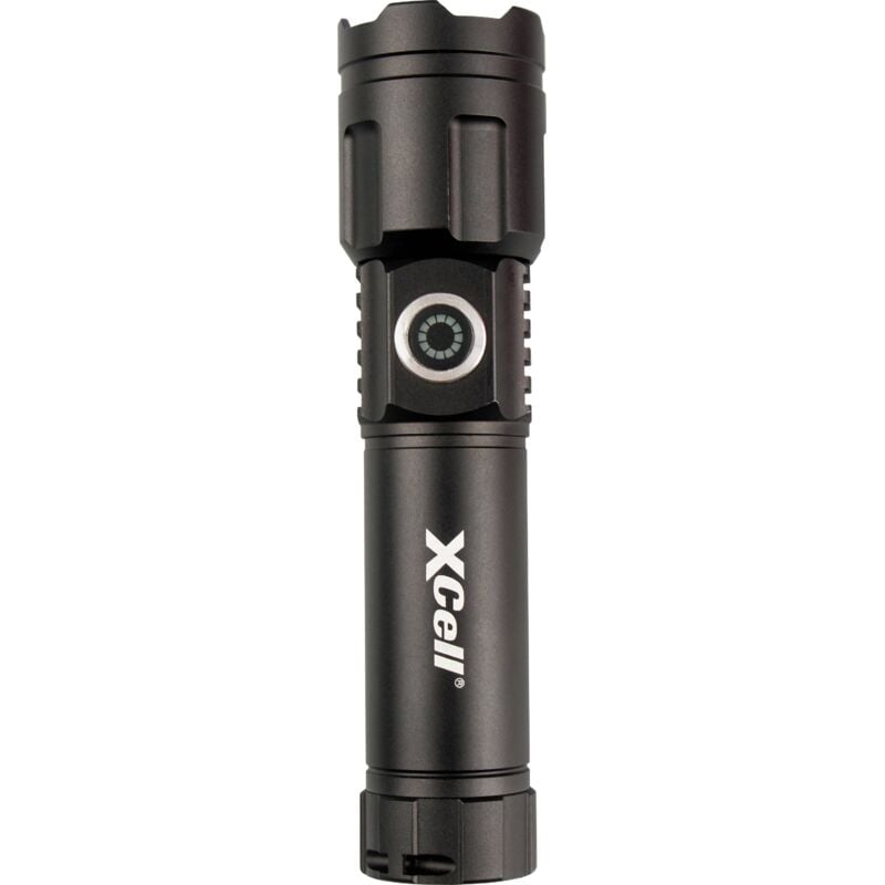 Xcell - Lunalux Slim led Lampe de poche avec étui , avec dragonne, avec mode stroboscope à batterie 400 lm 11.5 h 150 g