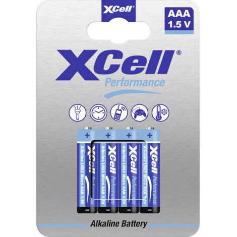 XCell  Micro (AAA)-Batterie Alkali-Mangan  1.5 V 4 St.