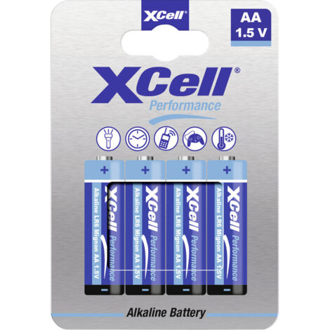 XCell  Mignon (AA)-Batterie Alkali-Mangan  1.5 V 4 St.