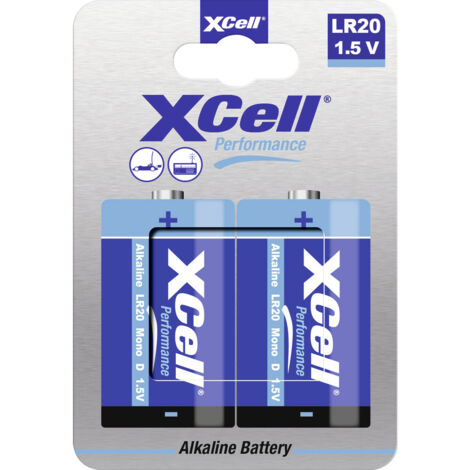 XCell  Mono (D)-Batterie Alkali-Mangan  1.5 V 2 St.