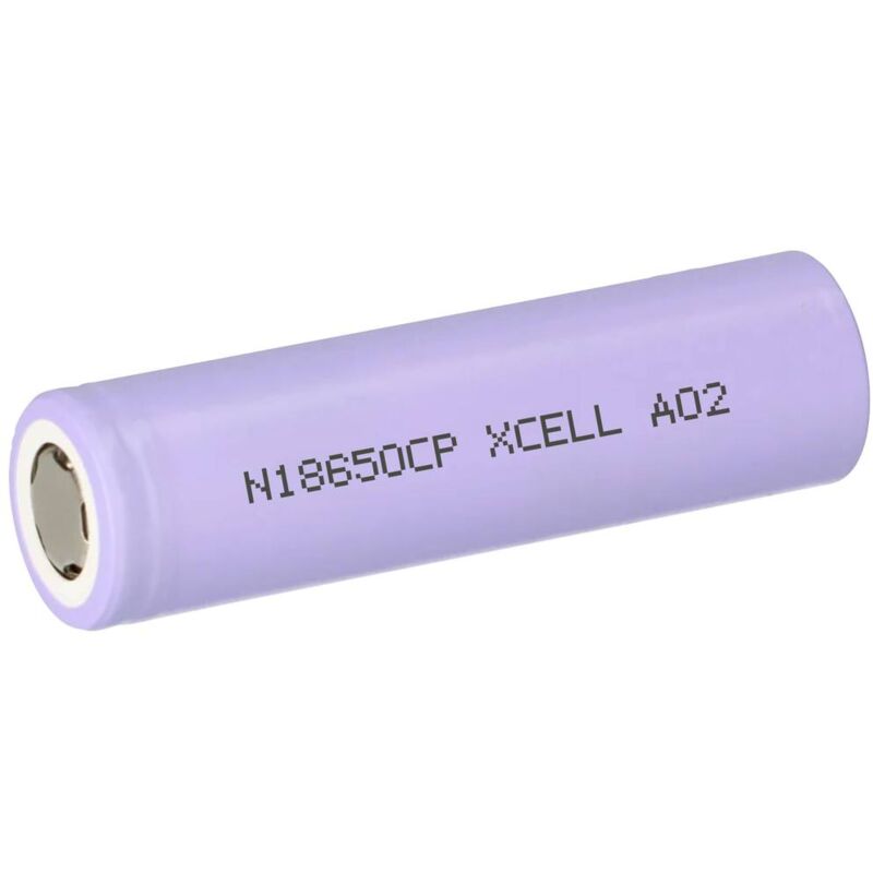 N18650-35E Batteria ricaricabile speciale 18650 Flat Top Li-Ion 3.6 v 3350 mAh - Xcell