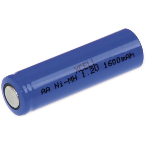 XCELL NiMH-Akku, Industriezelle, AA, Flat-Top, 48,4x14,5mm, 1,2V/1600mAh