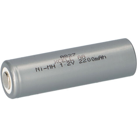 XCELL NiMH-Akku, Industriezelle, AA, Flat-Top, 50x14,5mm, 1,2V/2200mAh