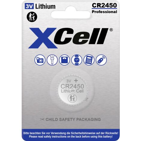 XCell Pile bouton CR 2450 3 V 1 pc(s) 600 lithium Y606953