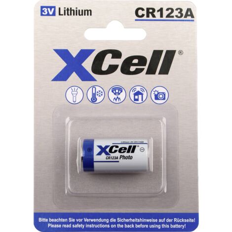 XCell Pile spéciale CR-123A lithium 3 V 1200 1 pc(s) Y606503