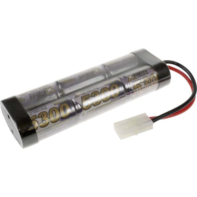 Pack de batterie (NiMh) 7.2 v 5300 mAh Nombre de cellules: 6 Tamiya - Xcell
