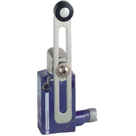 Xcmd2145m12 Schneider - Capteur Fin De Course - Levier Galet Plastique Réglable Long - 1of - Brusque - M12