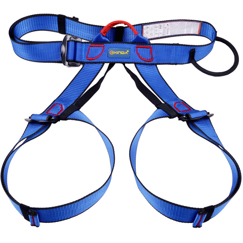 

XD-A9501 Cinturon de seguridad para escalada en roca al aire libre, Equipo de descenso, Pantalones de seguridad,Azul