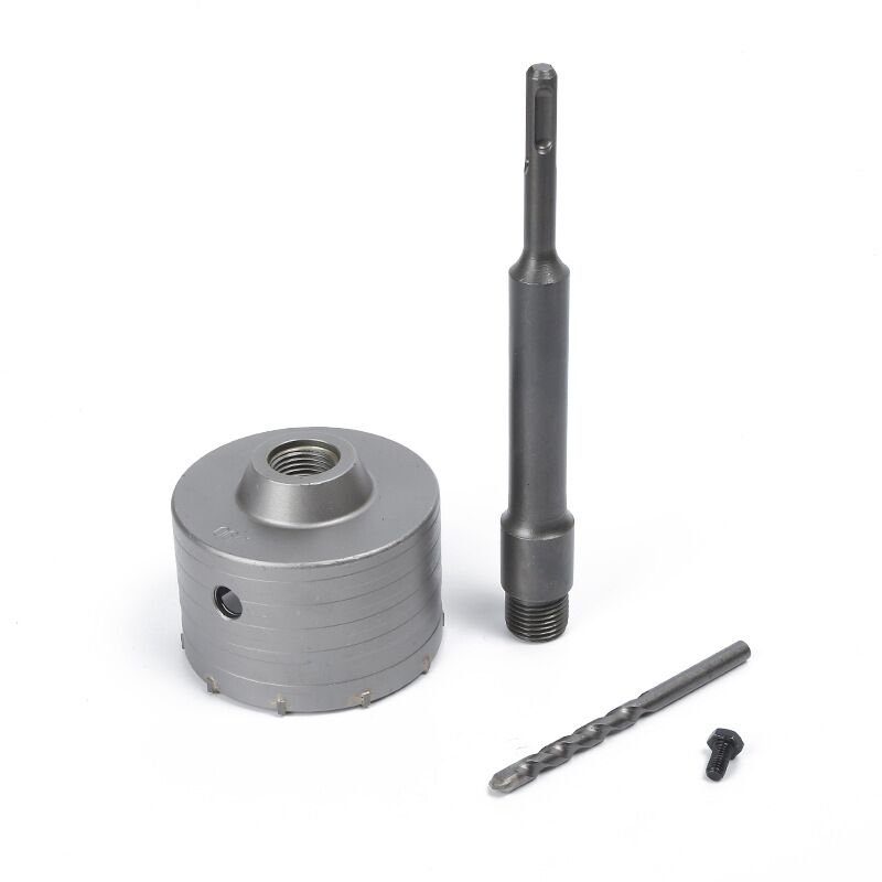 Aiducho - Scie Cloche à Béton 100 mm avec Tige sds Plus 220 mm Pour Ciment, Brique, Pierre, Mur, Béton Autonivelant