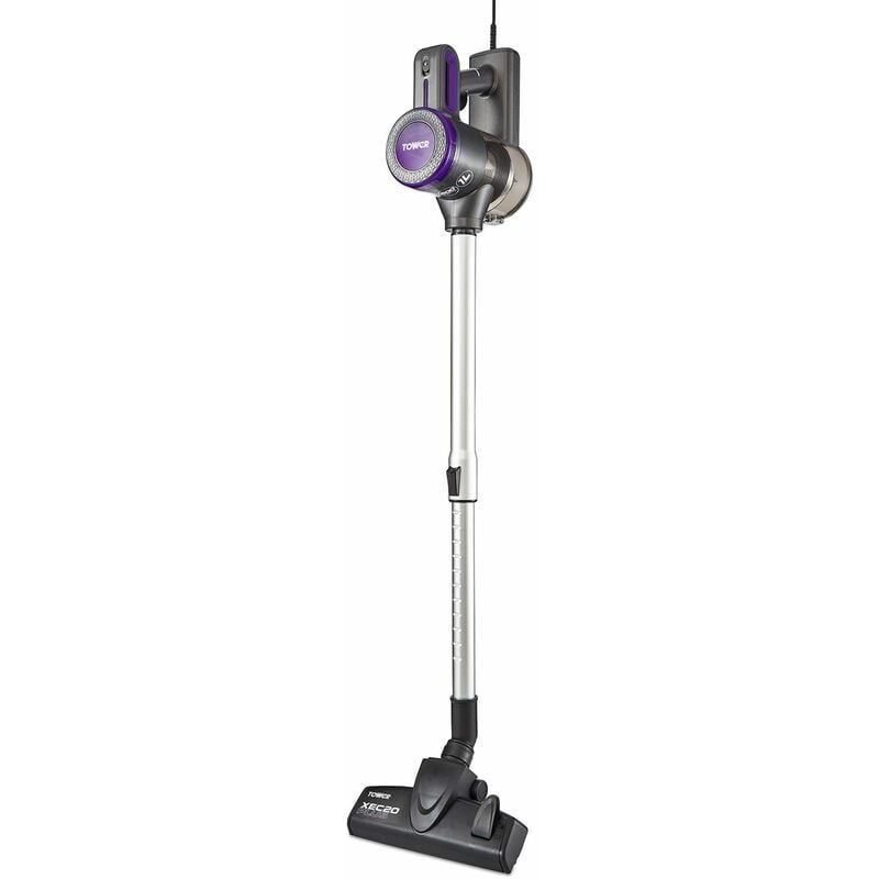 Tower T513005 Pro XEC20 Corded 3-in-1 Vacuum Cleaner with Cyclonic Suction, Built-in HEPA 13 and Detachable Handheld Mode