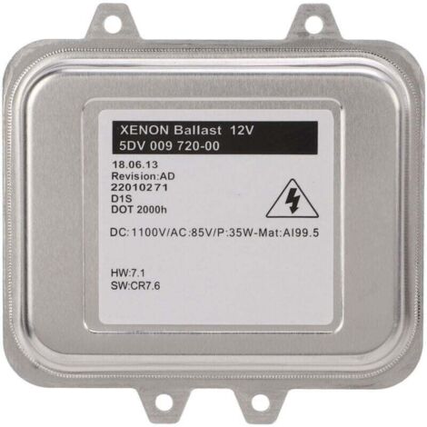 Xenon-Scheinwerfer-Vorschaltgerät HID D1s, Steuergerät 5DV00972000 12V Ersatz für 5er, 6er und 7er Serie