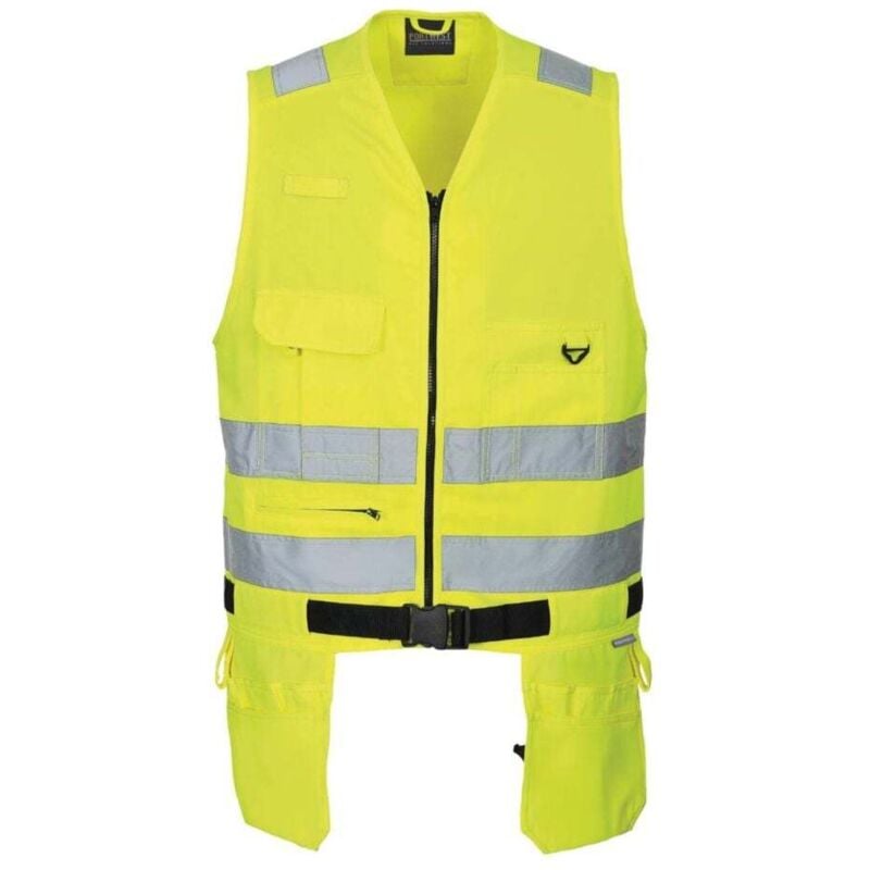 Gilet alta visibilità con tasche portautensili