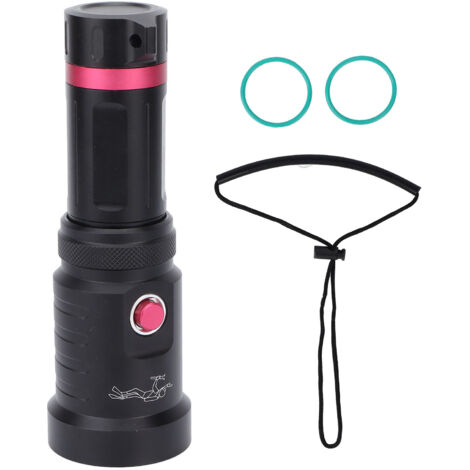 XHP70 5000lm Tauchlampe aus Aluminiumlegierung, IPX6 wasserdicht bis 100 m, zum Angeln und Klettern