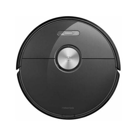 Xiaomi Aspirateur connecté X-RSD0009GL, Roborock Robot aspirateur Noir S6, sans Sac, Rond, 0,48 L, 58 DB, Tapis,
