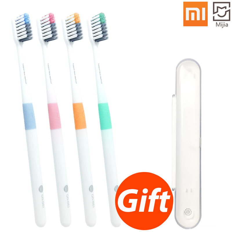 

Xiaomi Cepillo de dientes 4 PC / cepillo camas Sandwish monton de masaje de limpieza profunda Metodo de Bajo con recorrido de la caja de cerdas