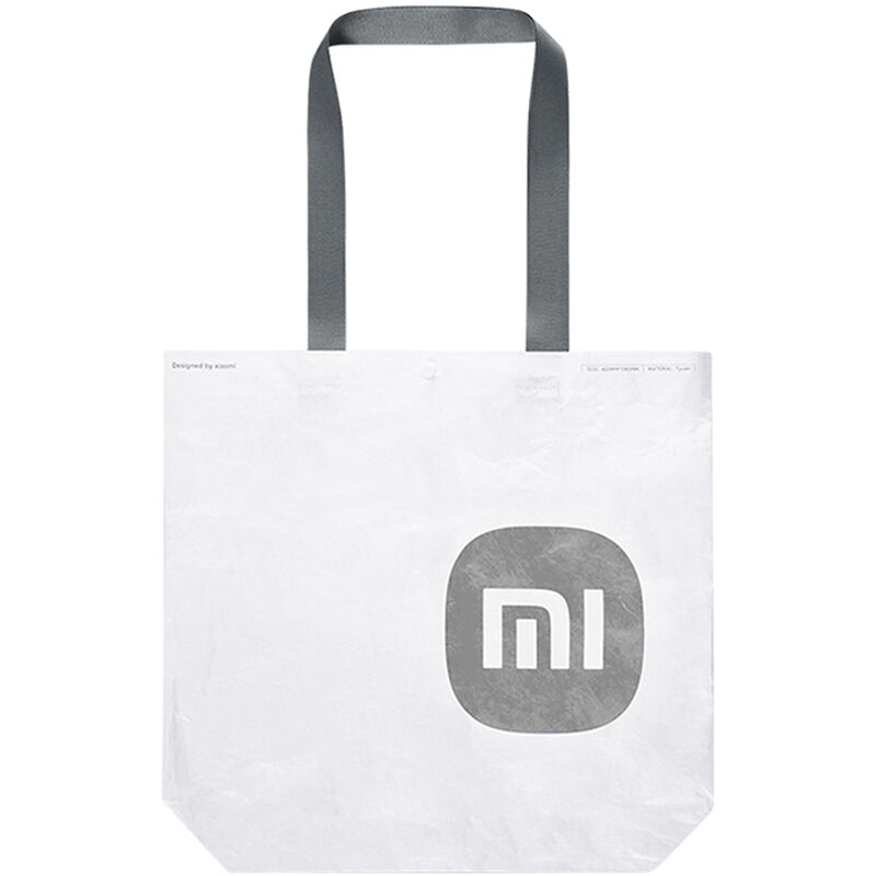 

Mi Eco Bag, bolso de hombro reciclado, plegable, de alta calidad, para mujeres, hombres, bolsos de lona, ​​bolsos de gran capacidad, Gris - Xiaomi