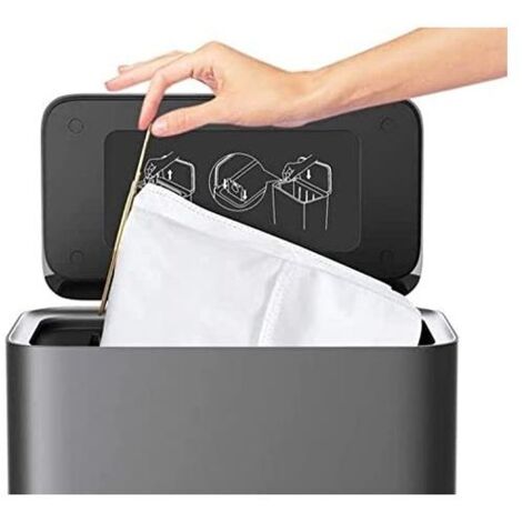 Xiaomi Mi Robot Vacuum-Mop 2 Ultra Disposable Bag 5pz, Sacchetti USA e Getta compatibili Mop 2 Ultra Auto-Empty Station, Versione Italiana, Bianco, L