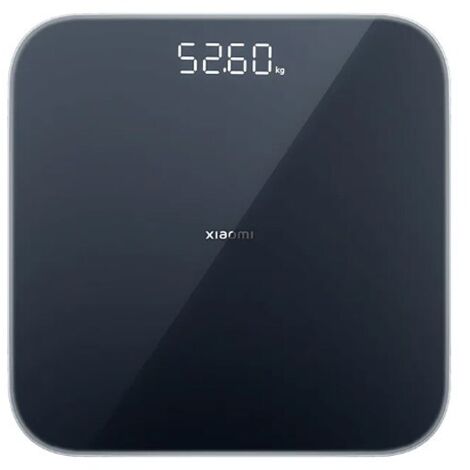Xiaomi Mi Smart Balance S200 - Contrôle précis du poids, 4 mesures corporelles, mode bébé et objet, test d'équilibre, connexion à l'application, gris foncé.