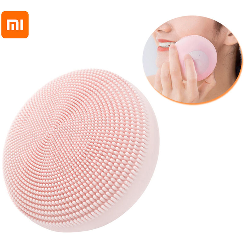 

Mijia Limpiador facial sonico Cepillo de limpieza facial electrico Limpiador ultrasonico de piel 3D Vibrador sonico de silicona Caja de