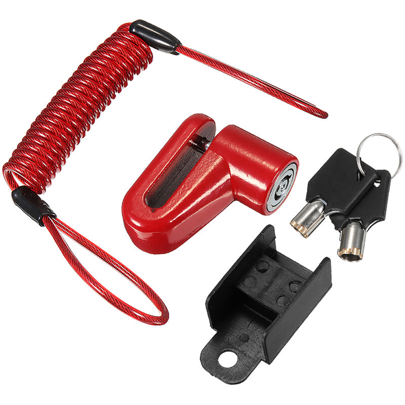 

Xiaomi Mijia M365, cerradura antirrobo para scooter electrico, cerradura de rueda,rojo