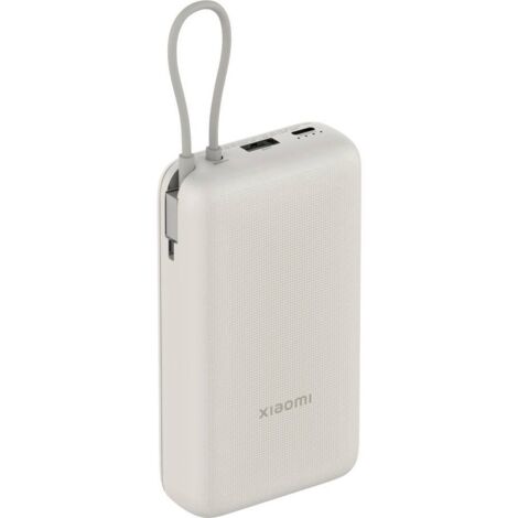 Xiaomi – Powerbank 20000 mAh Li-Ion USB-C® – Charge rapide 3A – Charge simultanée de 3 appareils – Compact et léger
