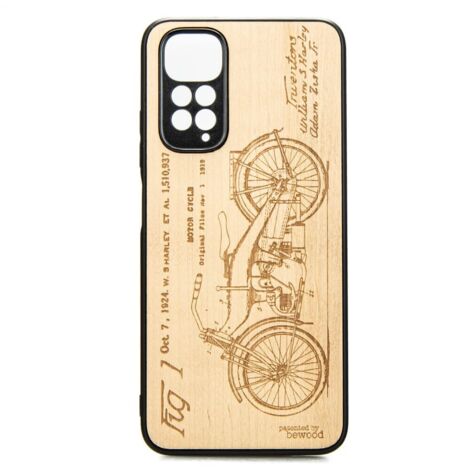 Xiaomi Redmi Note 11 / 11S Custodia in legno HARLEY PATENT ANIEGRE