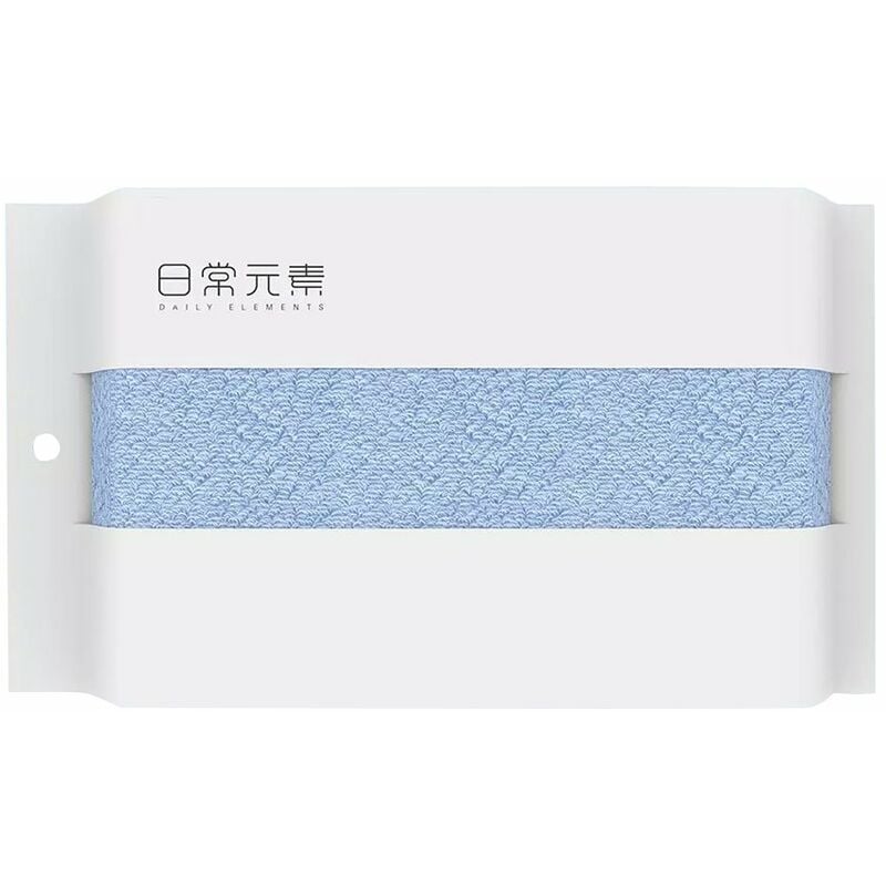 

Toalla 100% Algodon Absorcion de agua fuerte Deporte Bano Lavado Toallas suaves Antibacteriano Durable Toalla para la piel para el hogar,Azul - Xiaomi