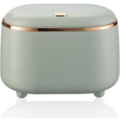 xiaoxianxian Poubelle de Table avec Couvercle,2L Mini Poubelle de Bureau,Petite Poubelle Largement Utilisé dans le Salon, la Salle à Manger, la Chambre à Coucher, salle de Bain (Vert)dengyank