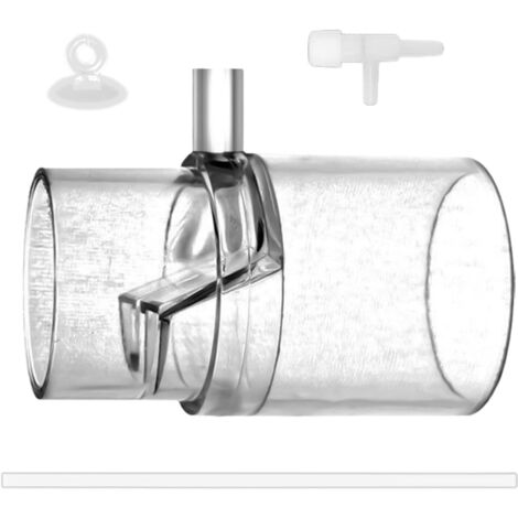 XIAOXIAOYU Pompe à oxygène pour poisson  Pompe à air sans électricité pour aquarium, accessoires de filtre améliore la qualité de l'eau pour étang et habitat