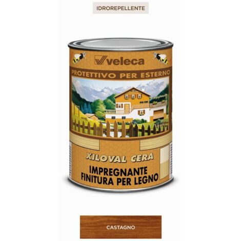 Xiloval cera castagno litri 1 - veleca