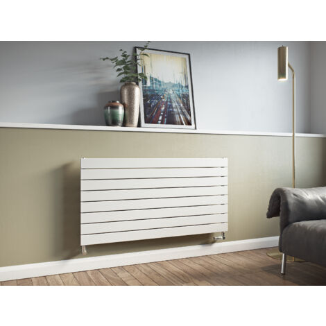 XIMAX Paneelheizkörper, Raumheizkörper P1 horizontal 595x1200x62 mm, 761 Watt / Weiß - Weiß