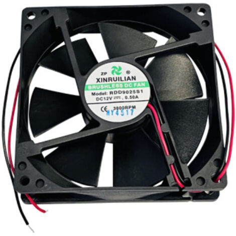 Xinruilian Brushless DC Fan RDD9025S1 3800RPM Lüfter mit 2-Kabelanschluss